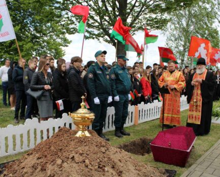 В Чечерске состоялось перезахоронение жертв декабрьской трагедии 1941 года